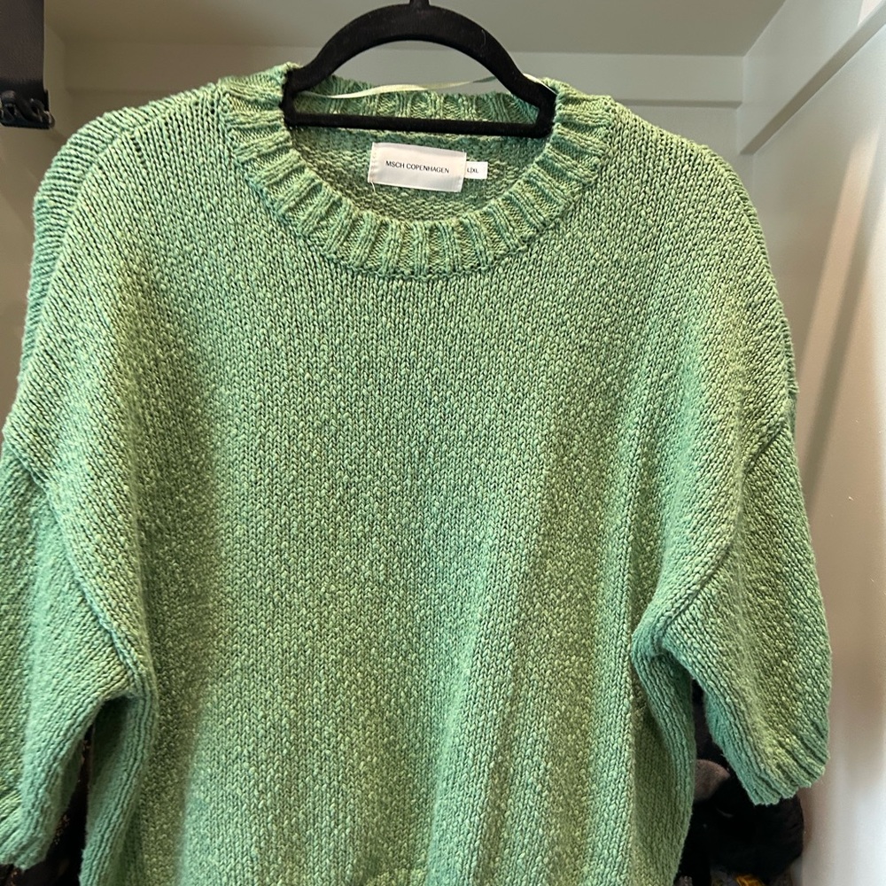 Cozy Green Knit Sweater